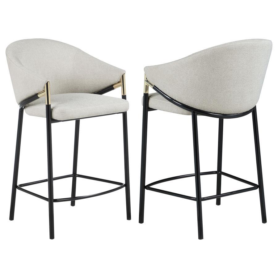 Upholstered Counter & Bar Chairs Set of 2