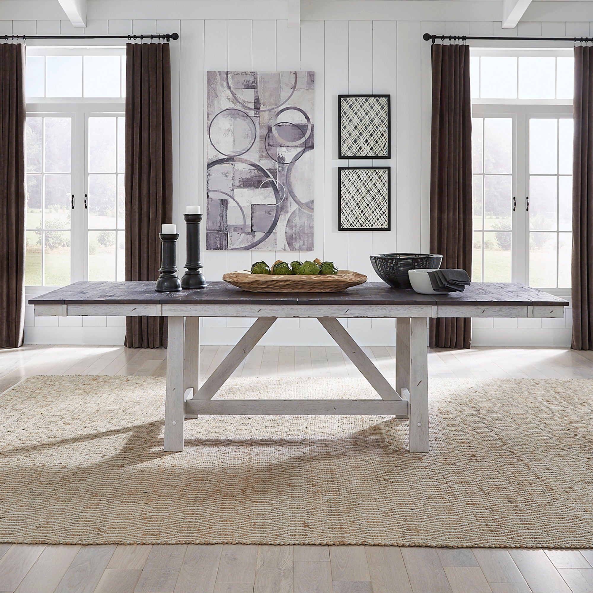 Farmhouse Trestle Dining Table