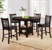 Lavon 5-Piece Oval Counter Height Dining Set