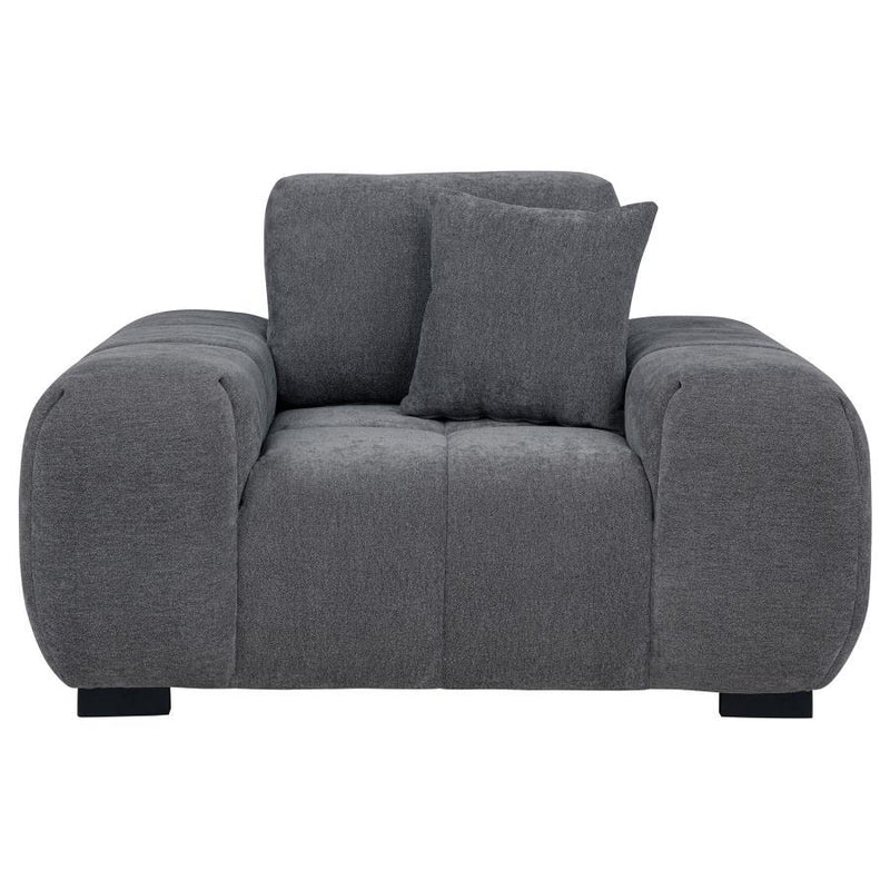 Octavia Upholstered Track Arm Accent Chair