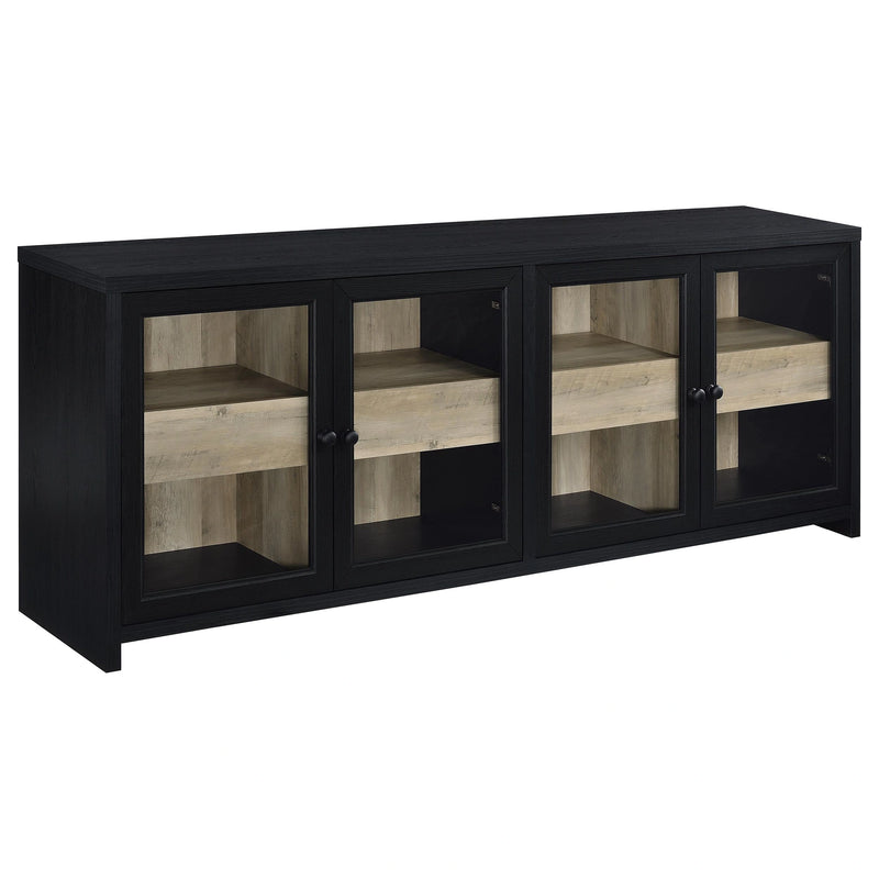 Denison Entertainment Center (TV Stand and 2 Media Tower)