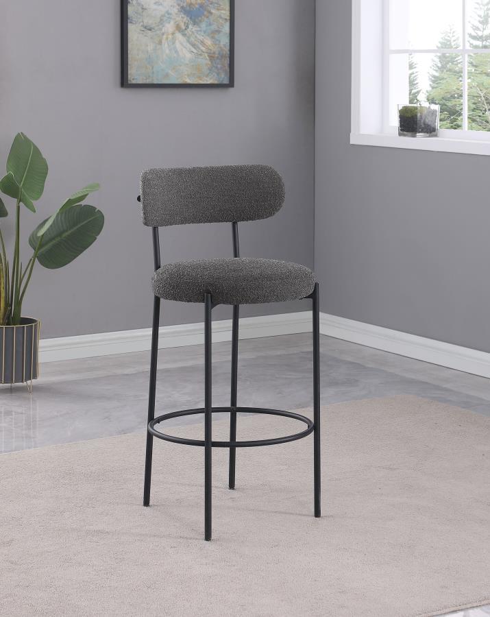 Viola Boucle Upholstered Bar Stool Set of 2