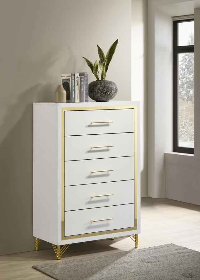 Lucia 5-Drawer Bedroom Chest