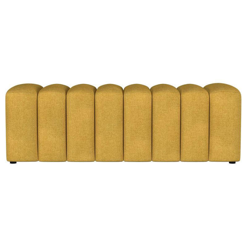 Summer Fabric Upholstered Tufted Accent Bench