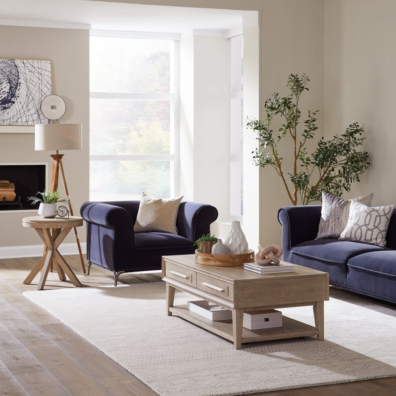 Brentwood Optional 3 Piece Cocktail & Round End Table Set