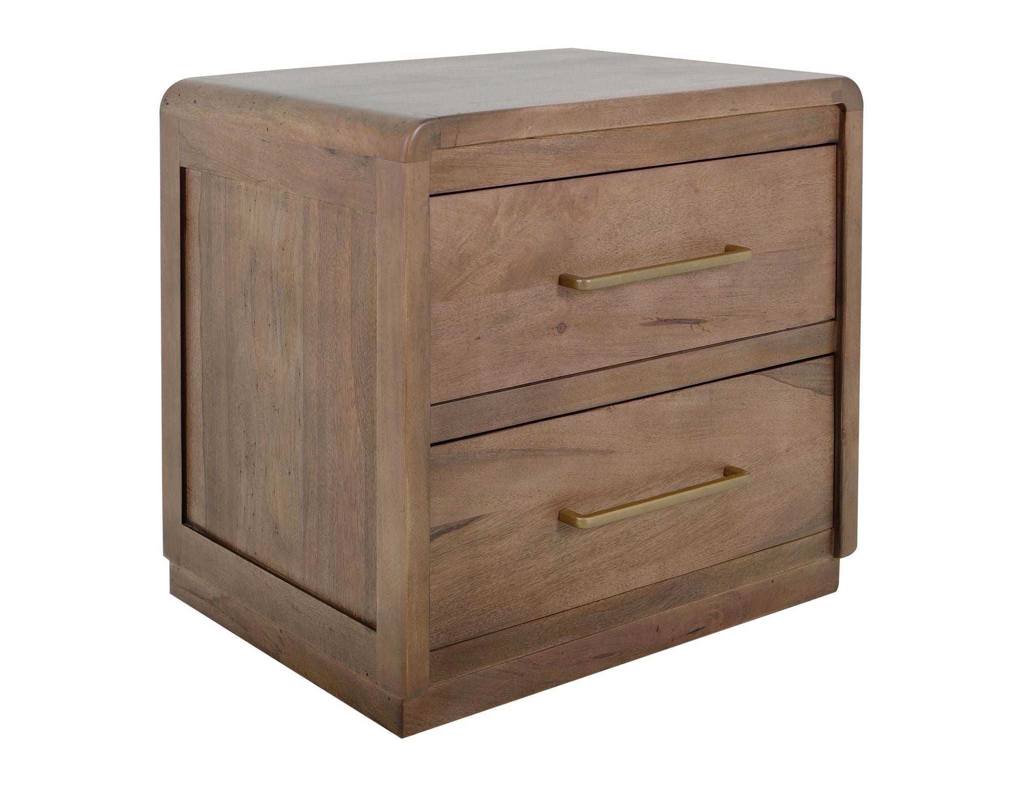 Mezquite - 2 Drawer Nightstand - Mezquite Brown