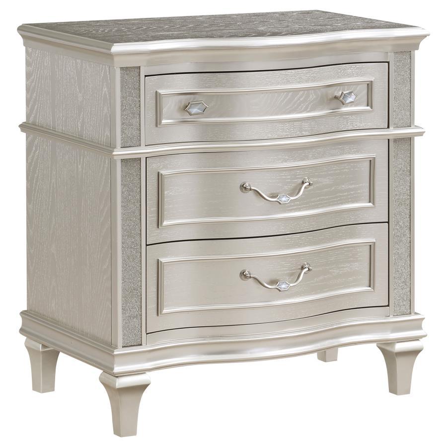 Evangeline 3-Drawer Nightstand