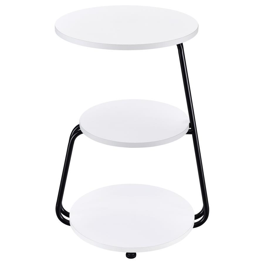 Hilly 3-Tier Round Accent Side Table
