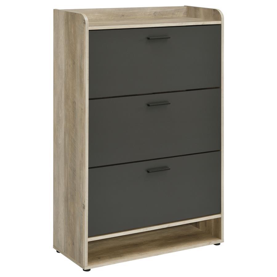Denia 3-Tier Engineered Wood Shoe Cabinet