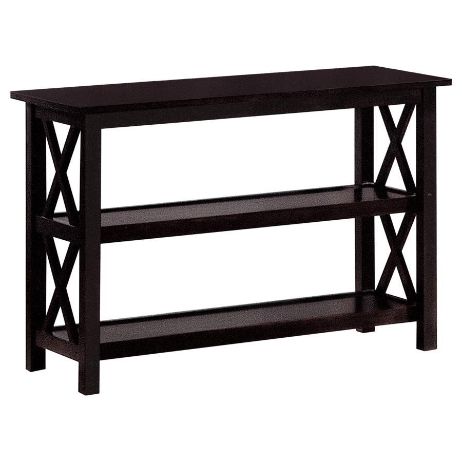 Rachelle 2-Shelf Wood Entryway Console Table