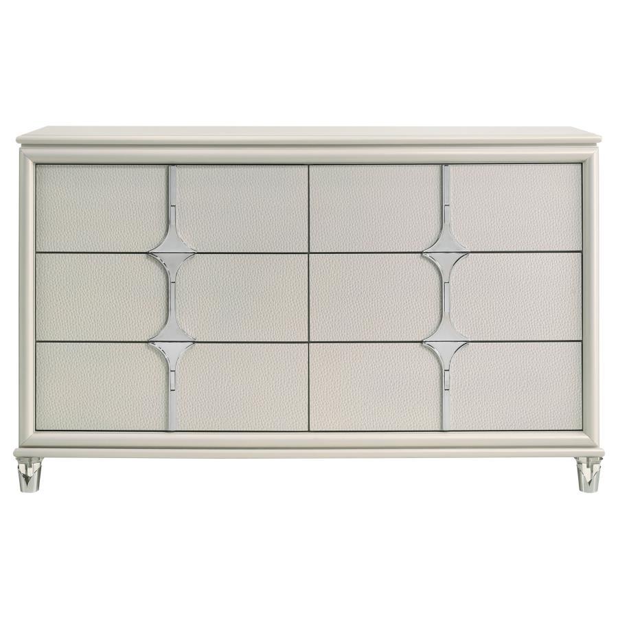 Olivia 6-Drawer Dresser Cabinet