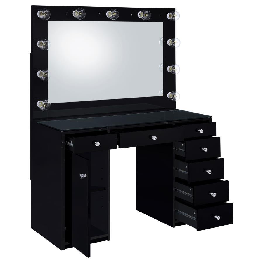Acena - 7-Drawer Vanity Set with Lighting