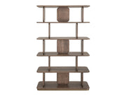 Mezquite 5-Shelf Bookcase – Brown