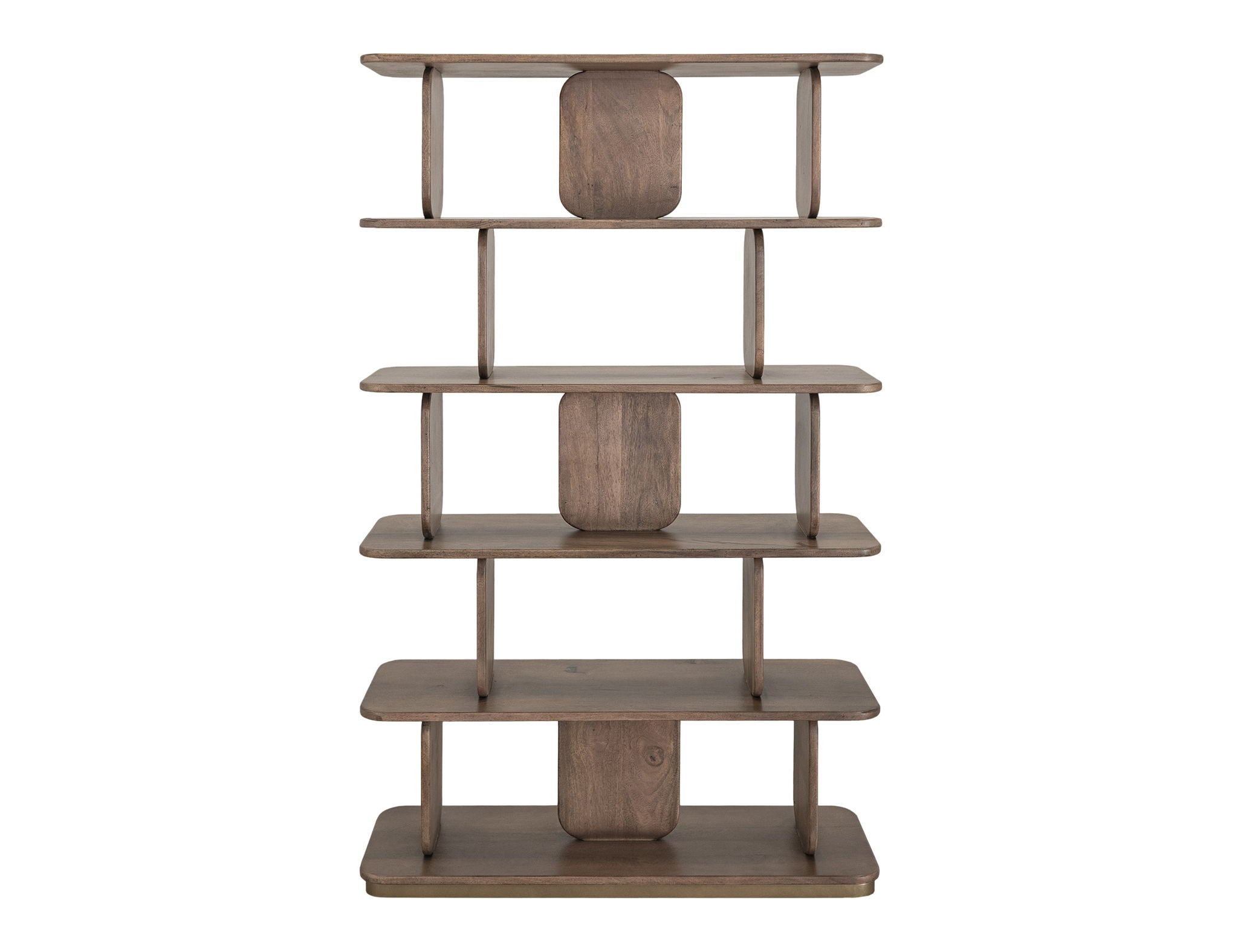 Mezquite 5-Shelf Bookcase – Brown