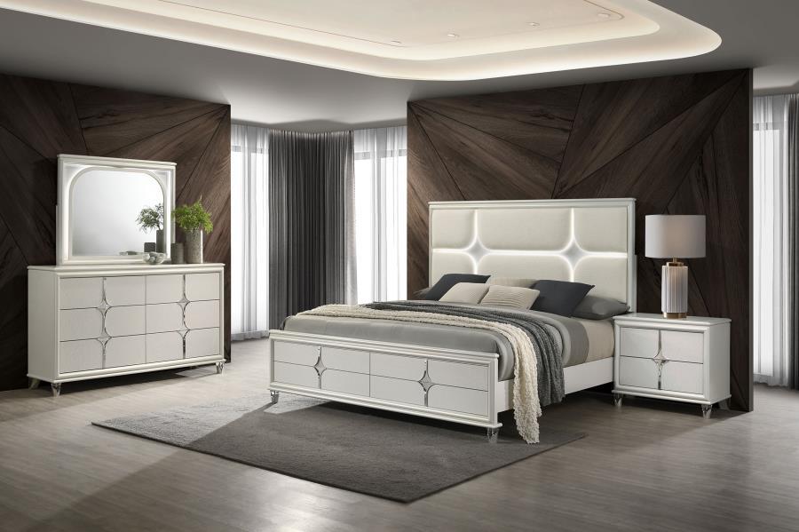 Olivia Queen 4-Piece Panel Bedroom Set