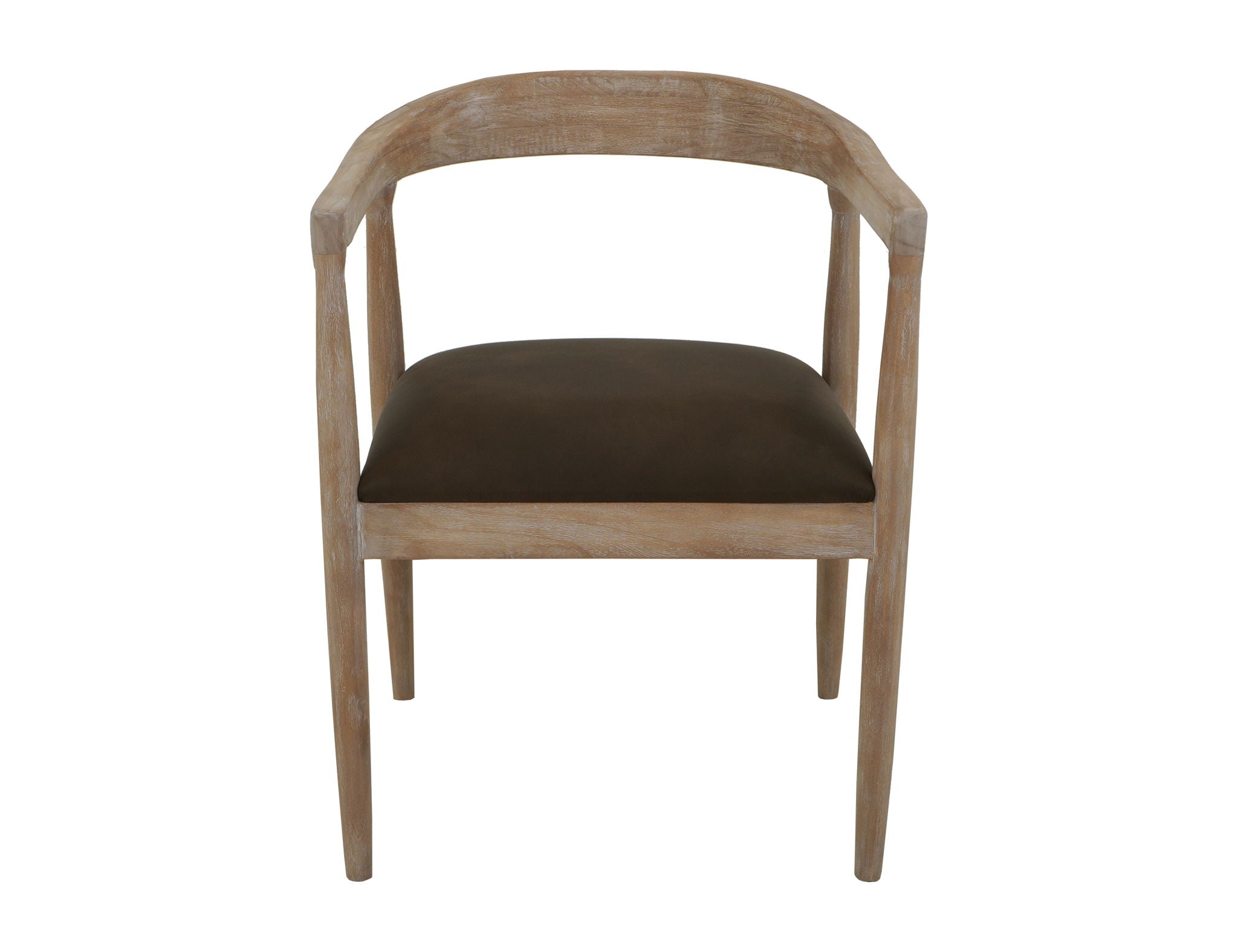 Teak Chair Ivory White