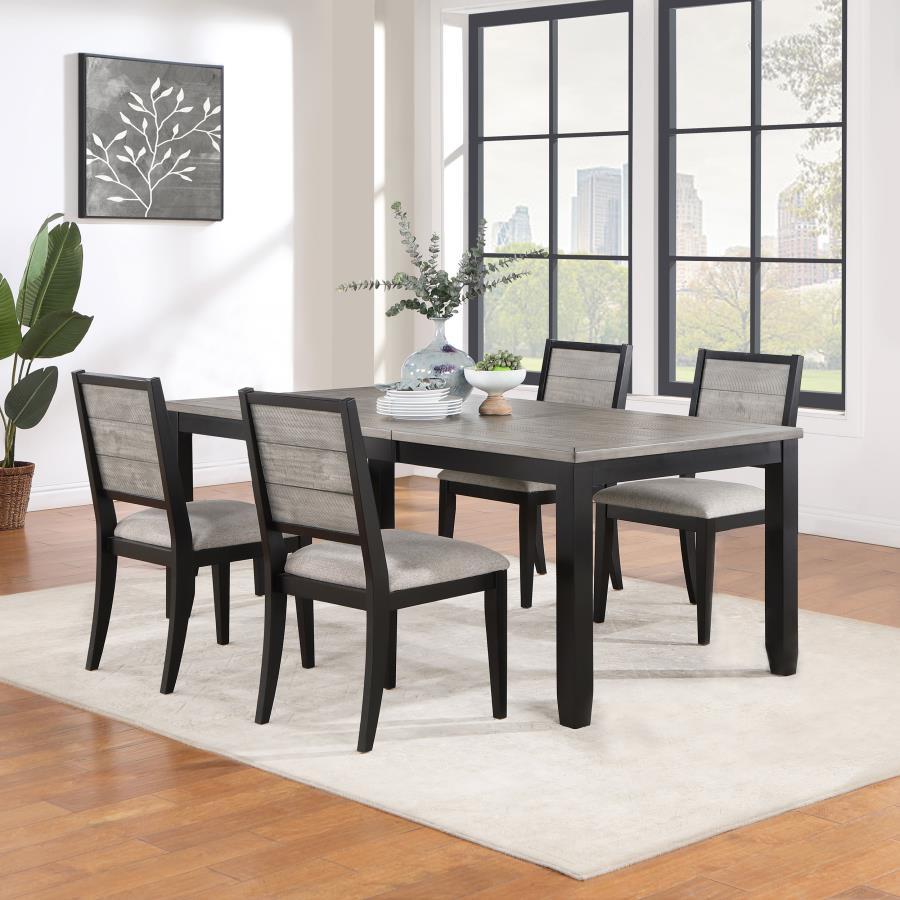 Elodie 5 Piece Rectangular Extension Leaf Dining Set