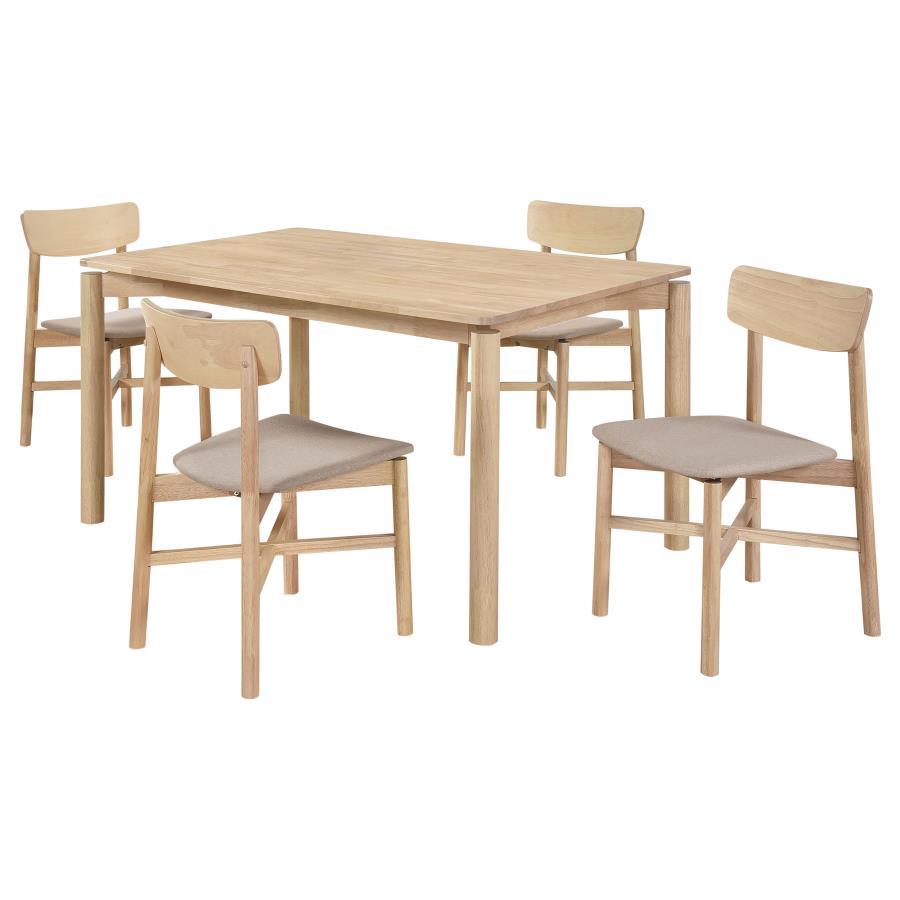 Parkridge - 5-Piece Solid Wood Dining Set