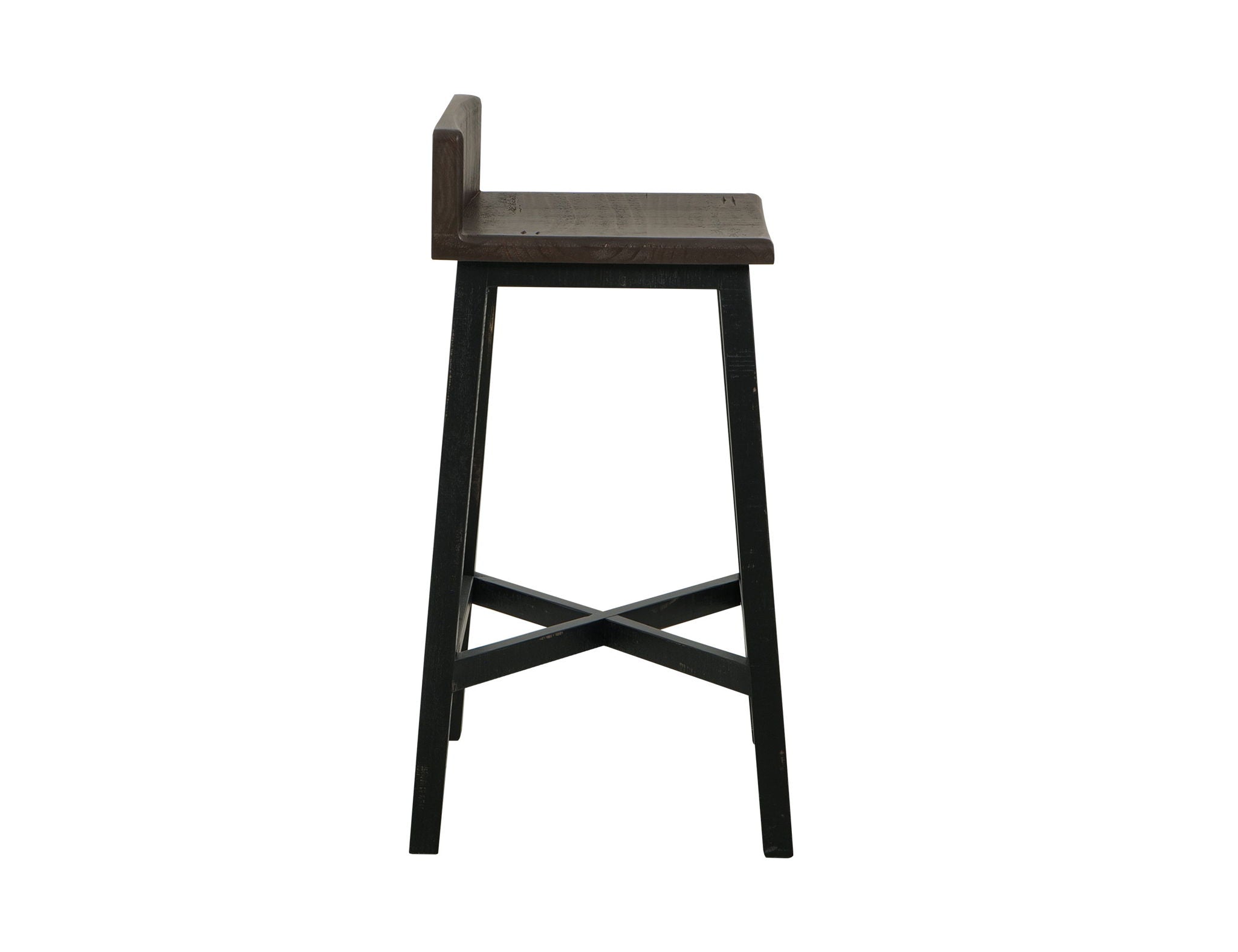 Pueblo - Wooden Seat & Base Stool (Set of 2)