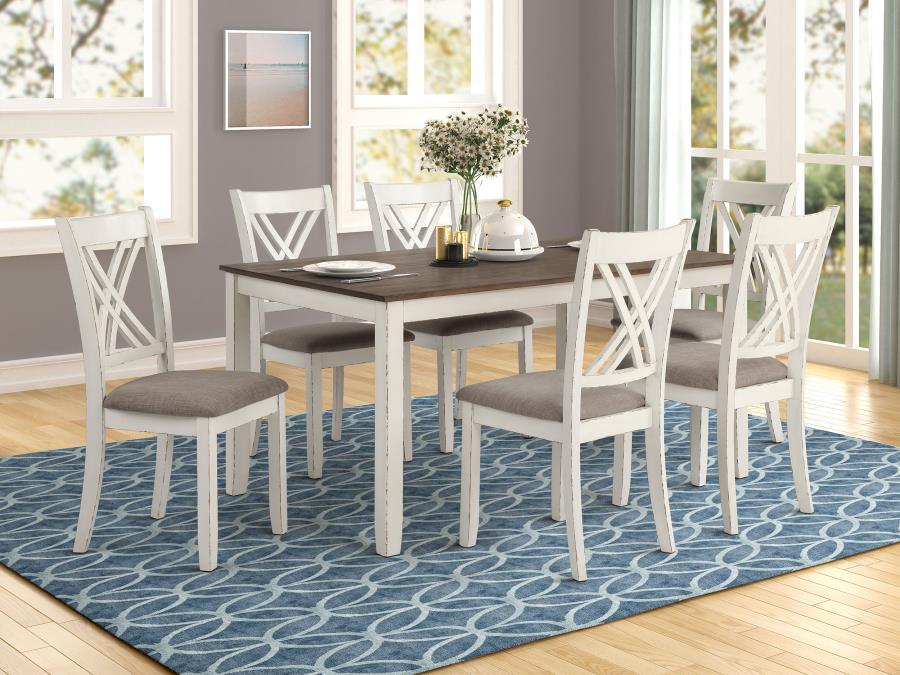 Fortress 7 Piece Rectangular Dining Set