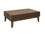 Olivia Cocktail 4 Drawer Table Brown