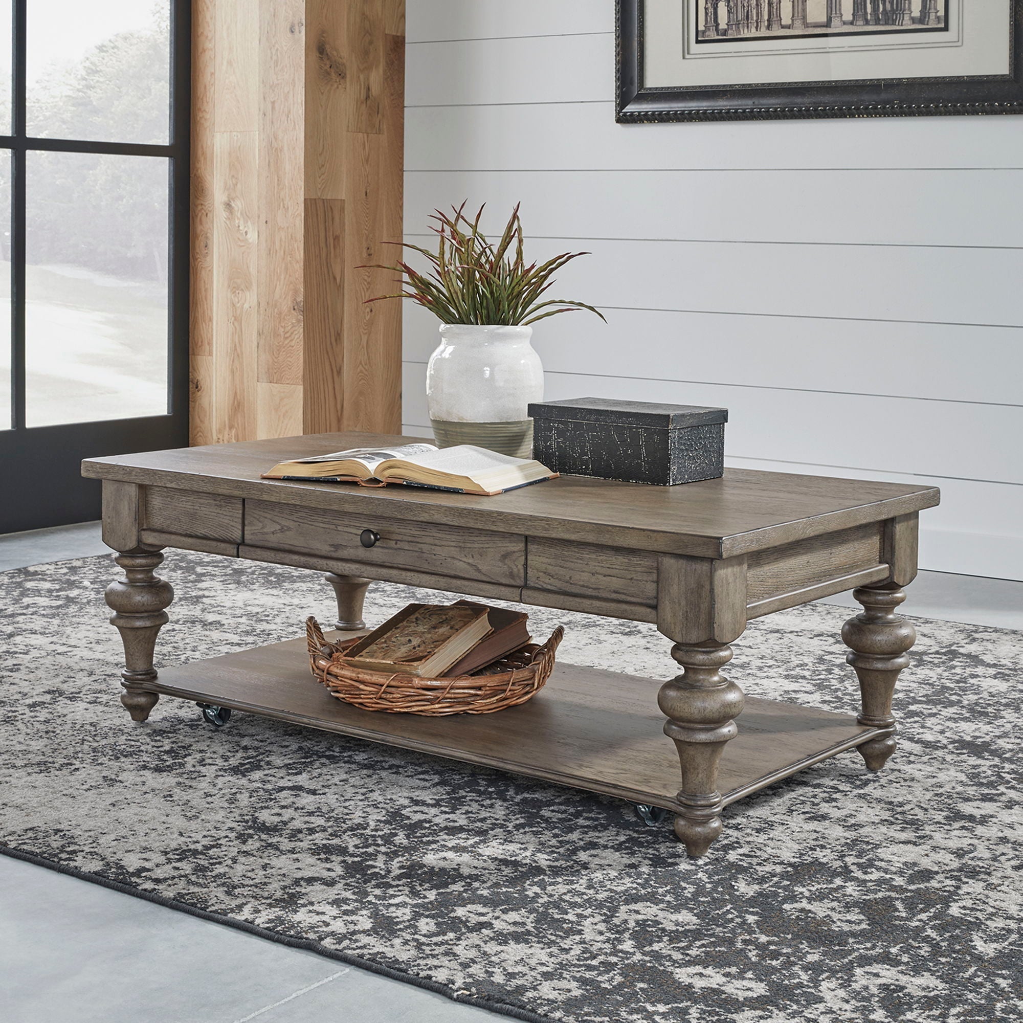 Americana Farmhouse Rectangular Cocktail Table