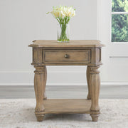 Magnolia Manor End Table – Light Brown