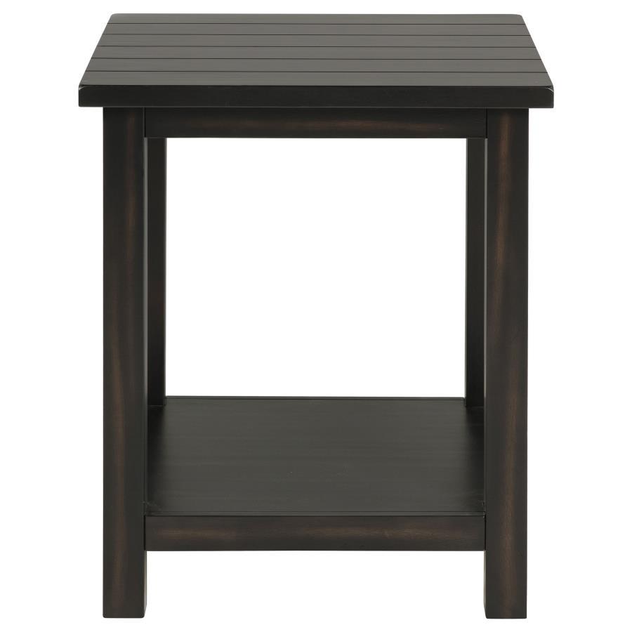 Payne Wood End Table With Shelf