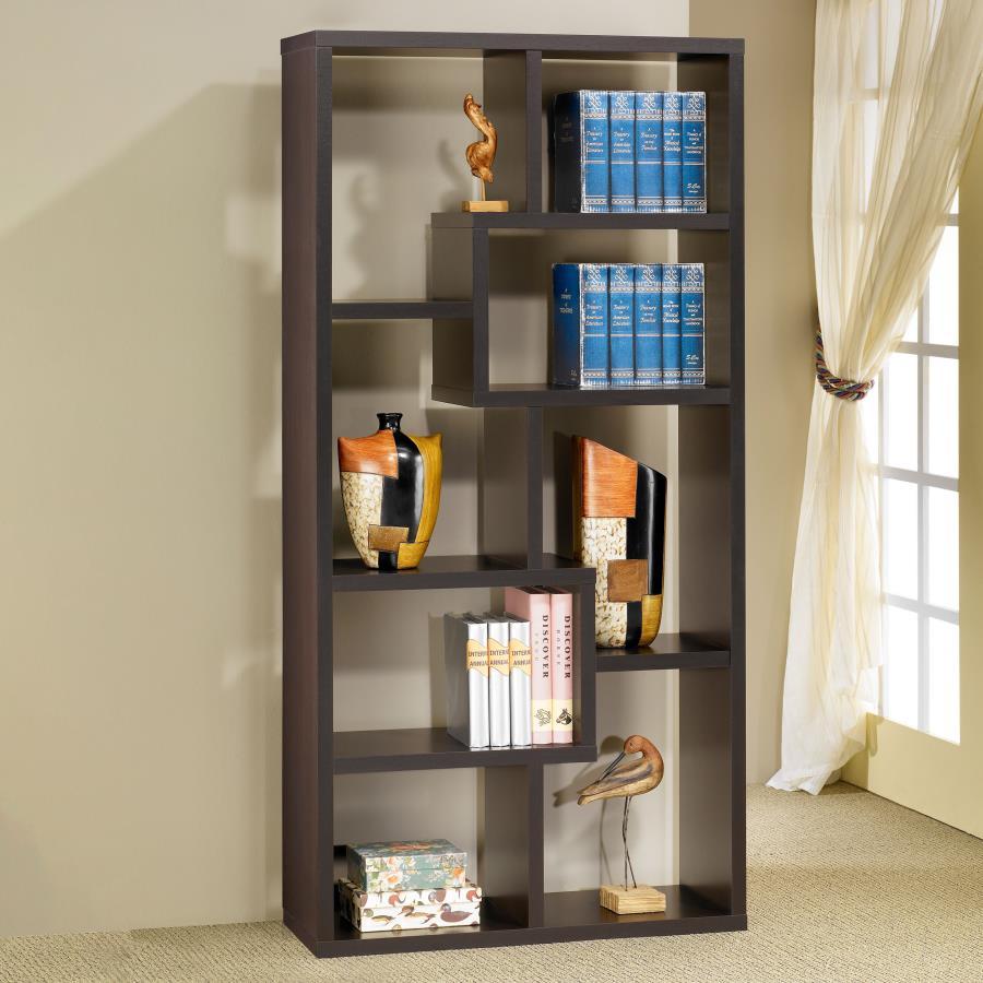 Theo 7-Shelf Bookshelf