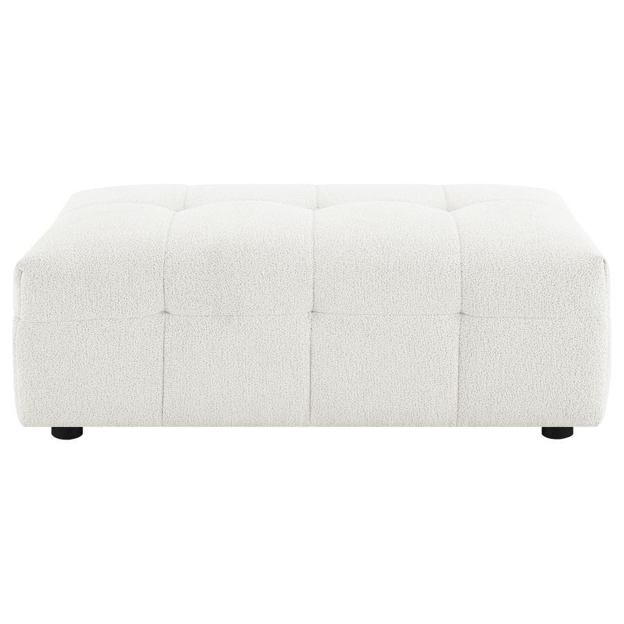 Everly Boucle Upholstered Rectangular Ottoman