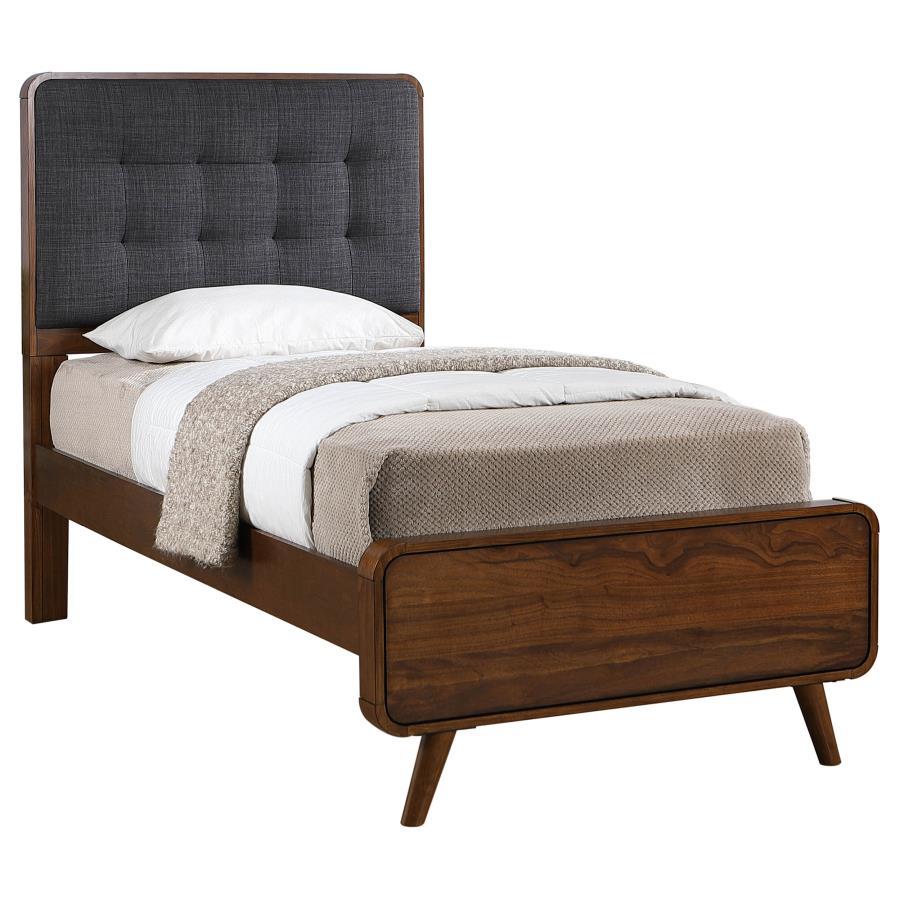 Robyn Mid-Century Wood Panel Bed