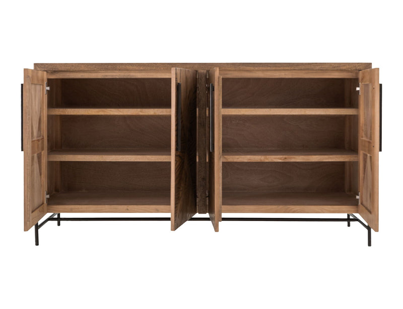 Verona 4-Door Console – Renwick Oak Brown