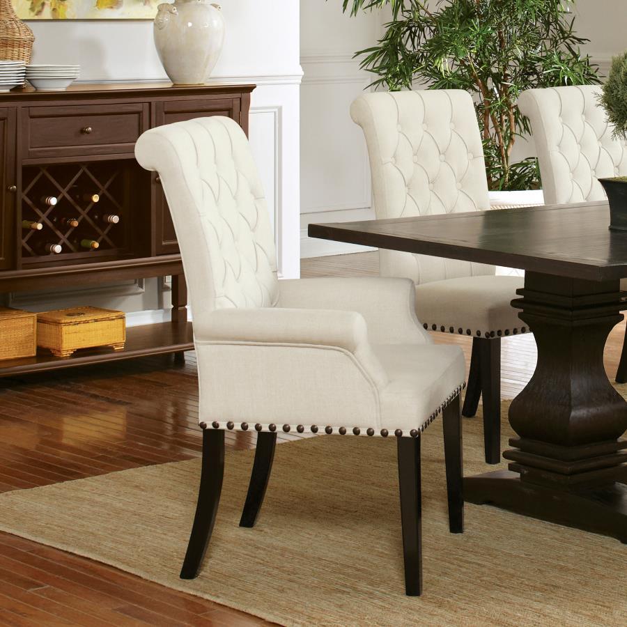 Alana Fabric Upholstered Dining Arm Chair