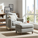 Living Room Chair & Ottoman