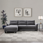 Caspian Upholstered Chaise Sectional Sofa