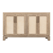 Solara 4-Door Console with Woven Yucca Fiber Panels