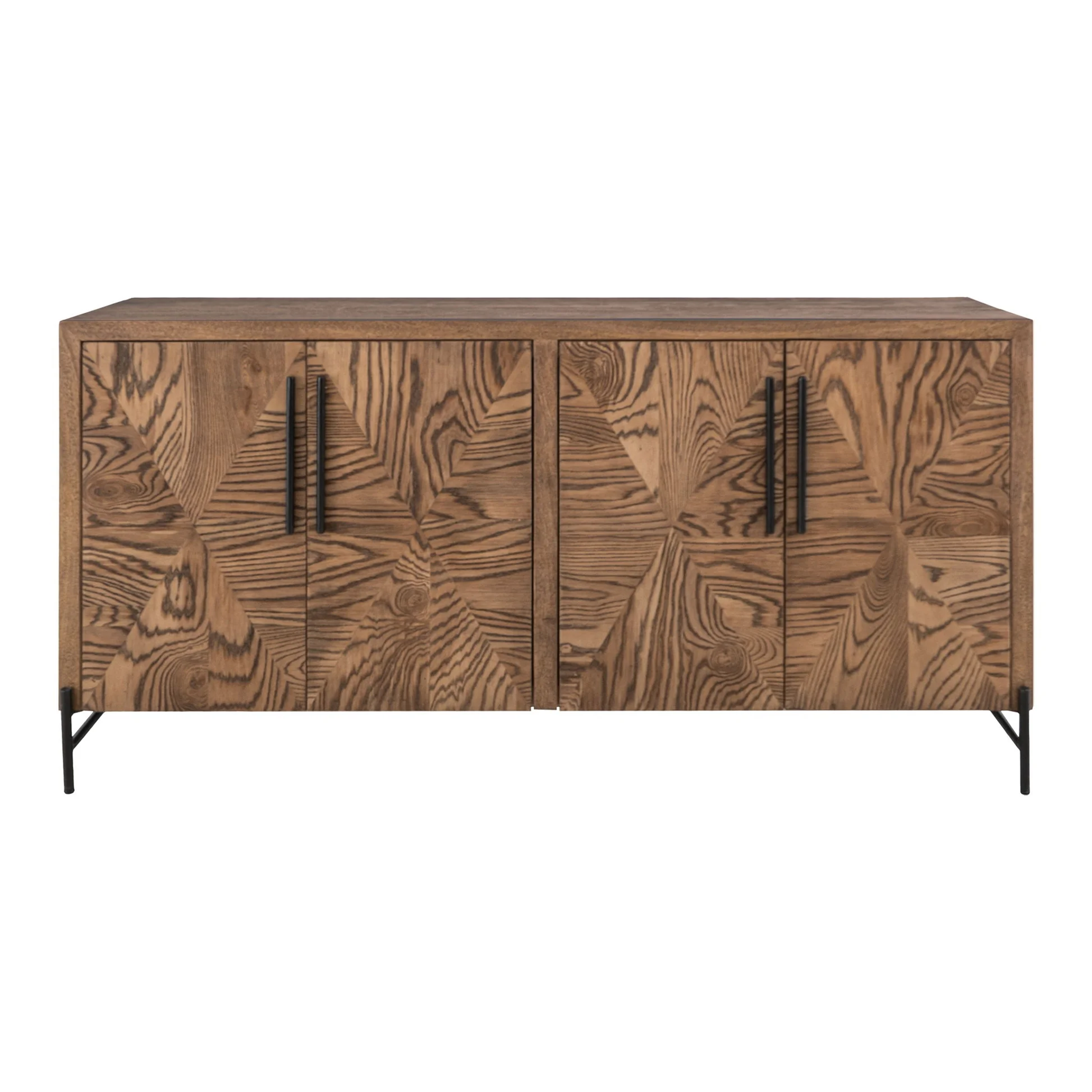 Verona 4-Door Console – Renwick Oak Brown