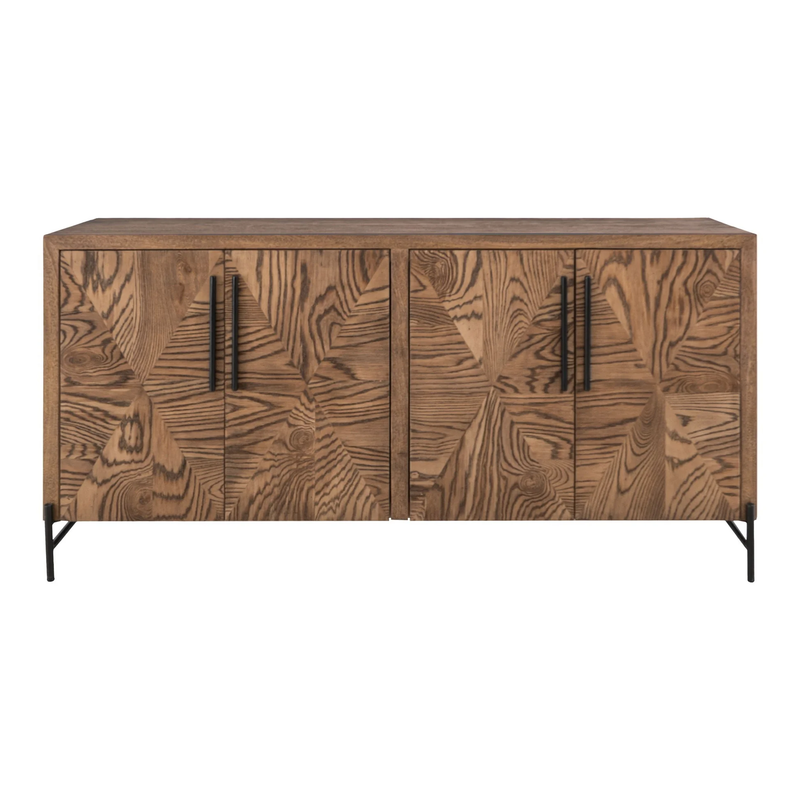 Verona 4-Door Console – Renwick Oak Brown