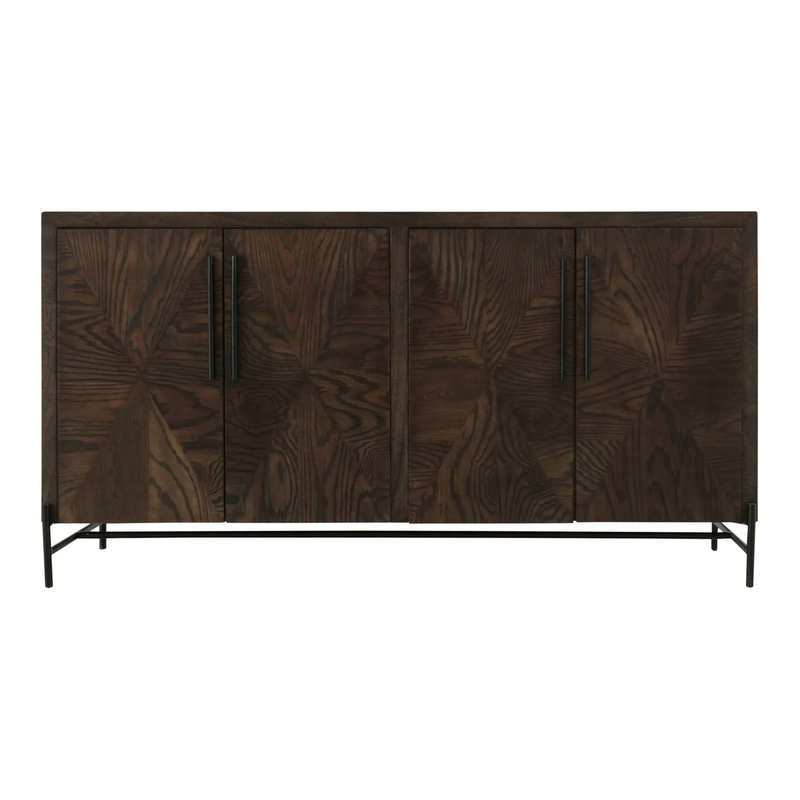 Verona 4-Door Console – Deep Forest Brown
