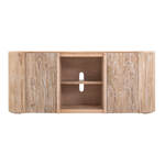 Balam 2-Door TV Stand in Ivory White
