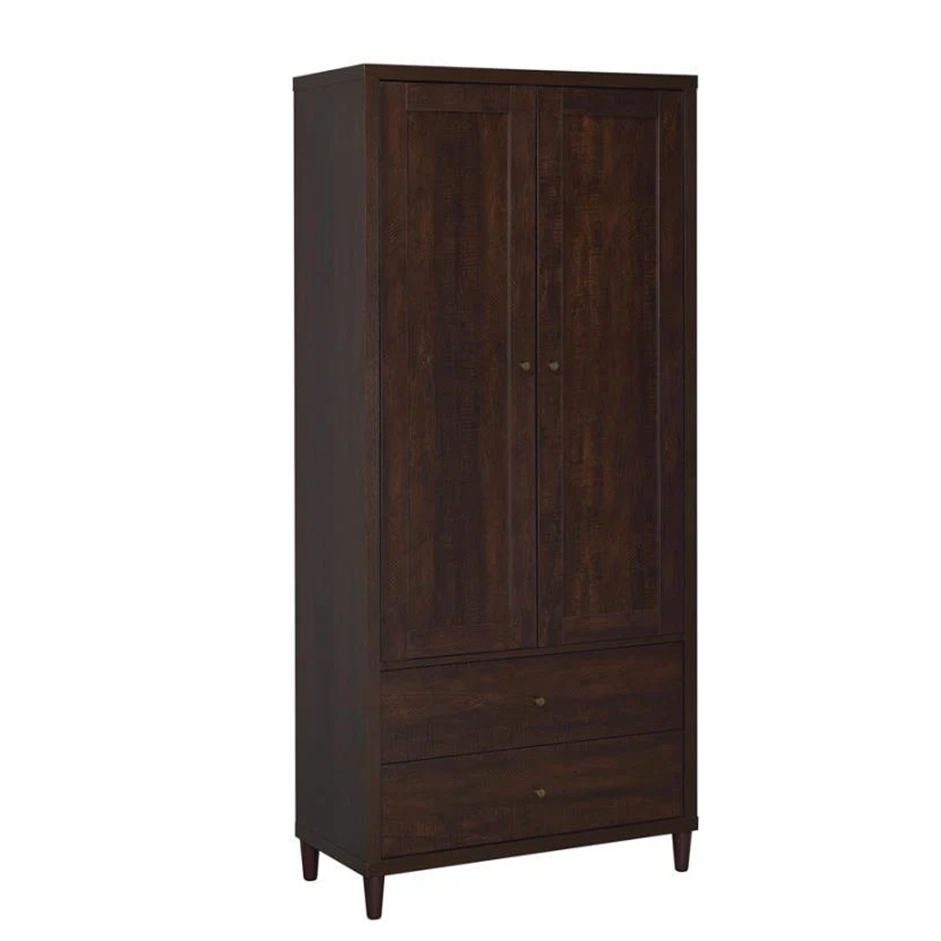 Tobacco 2-Door Tall Accent Storage Cabinet