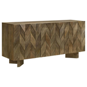Tyler 3 Door Solid Mango Wood Sideboard Buffet Cabinet