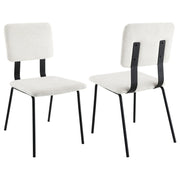 Calla Fabric Upholstered Dining Side Chair Set of 2