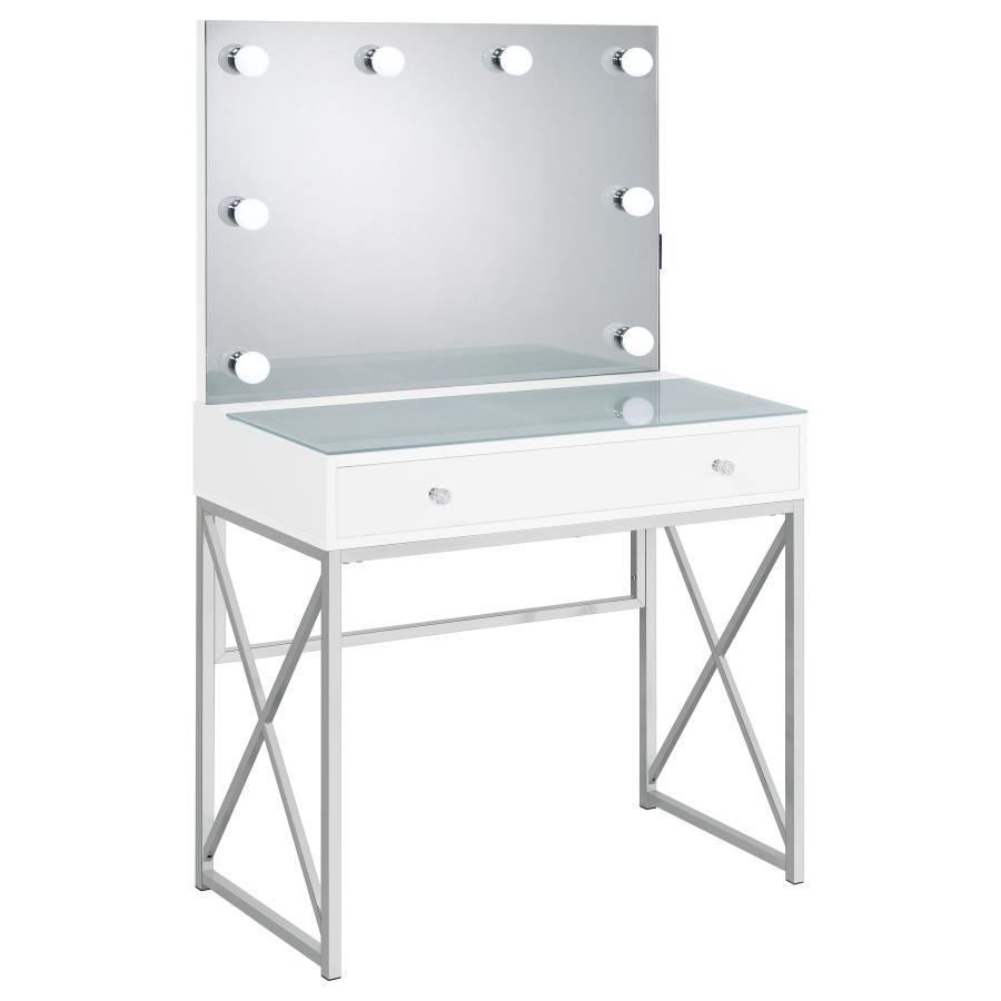Eliza - Vanity Set With Lighting & Stool