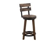 Dutton Barstool Set of 2 with Rustic Wood
