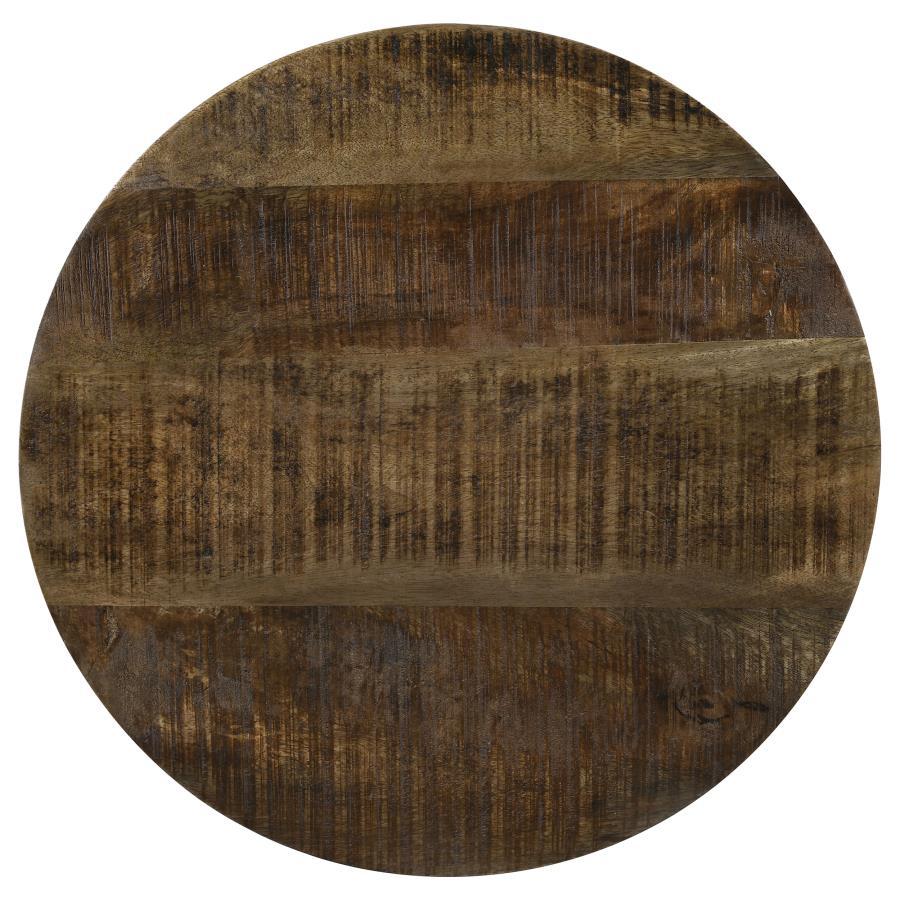 Aurora - Round Drum Base Accent Side Table