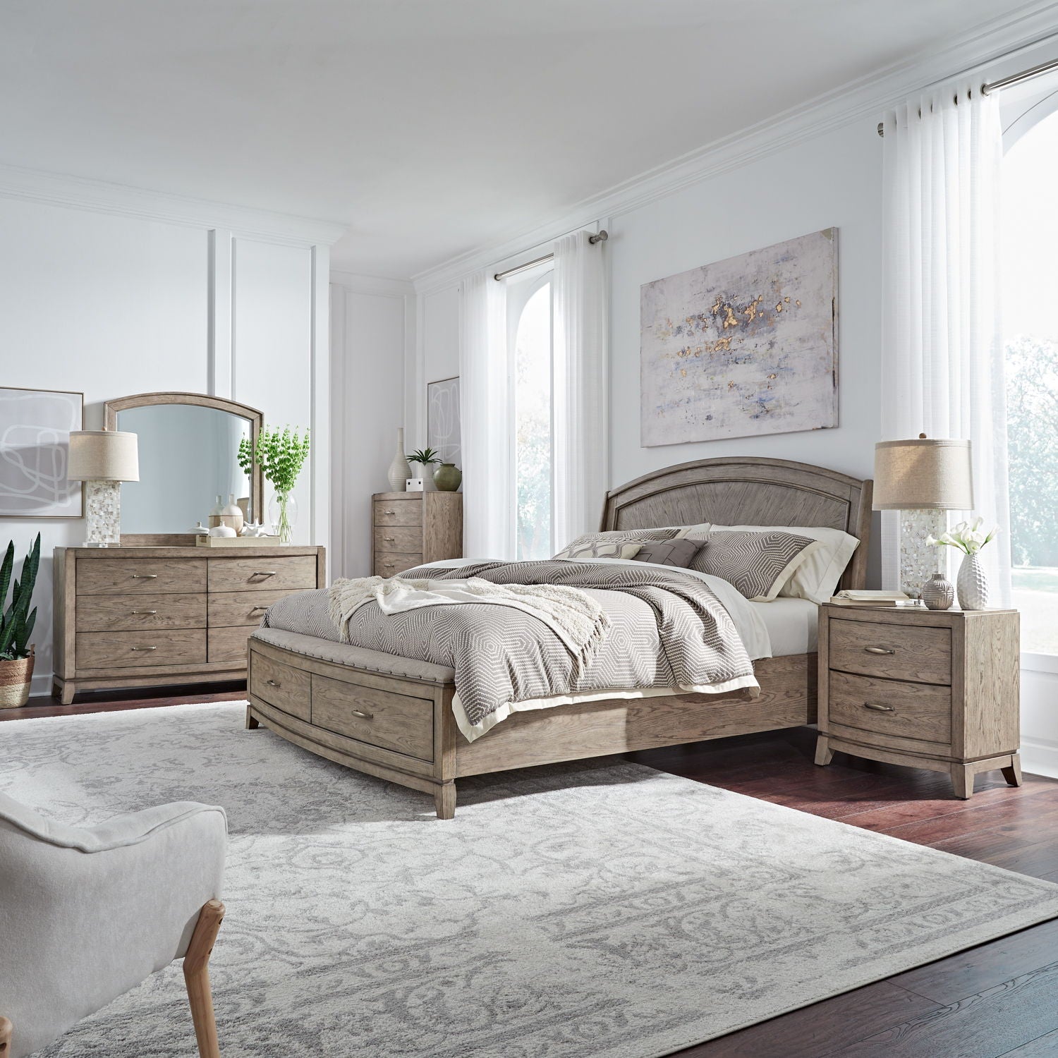 Avalon Panel Bedroom Set
