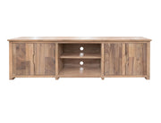Natural Parota TV Stand – 4-Door