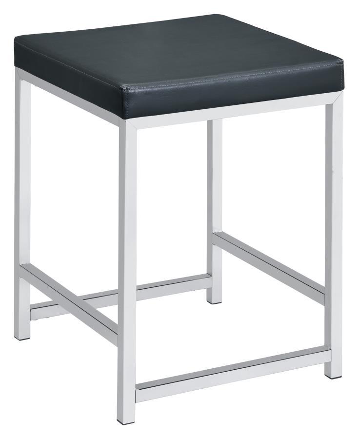 Afshan Upholstered Square Vanity Stool