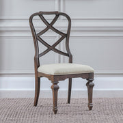Provence Park - Wood Back Side Chair (RTA) - Brown